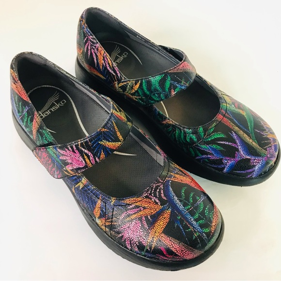 Dansko Willa Paradise Leather Mary Jane Shoes Size 36 - Picture 6 of 15